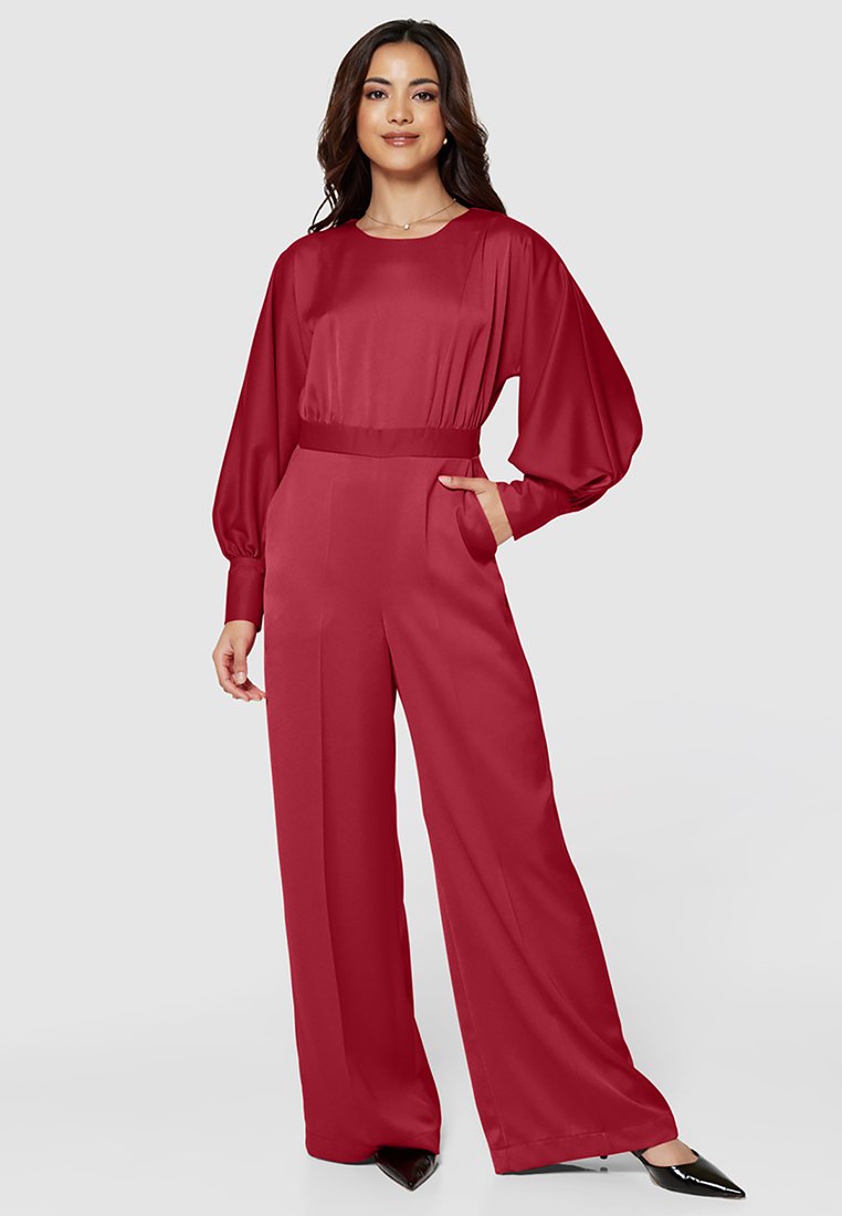 Closet Jumpsuit bordeauxrood