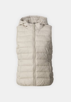 ONLY ONLNEWTAHOE HOOD - Bodywarmer - pumice stone