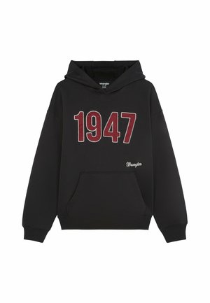 Wrangler, LONG SLEEVE GRAPHIC HOODIE FOR MENS - VINTAGE FIT - Hoodie - black beauty