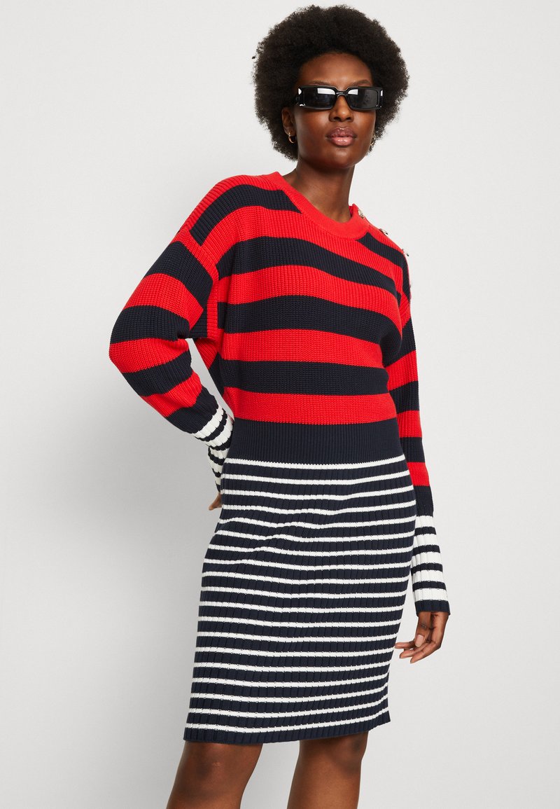 Tommy hilfiger striped sweater dress Clearance