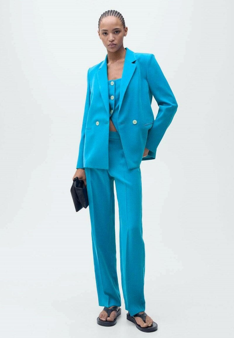 Mango TEMPO Pantaloni dark blue/blu scuro