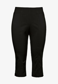 Seventyseven Lifestyle Dames Viscose Broek 2-Pockets Rozen Print zwart roze beige Seventyseven Lifestyle Dames Viscose Broek 2-Pockets Rozen Print zwart roze beige