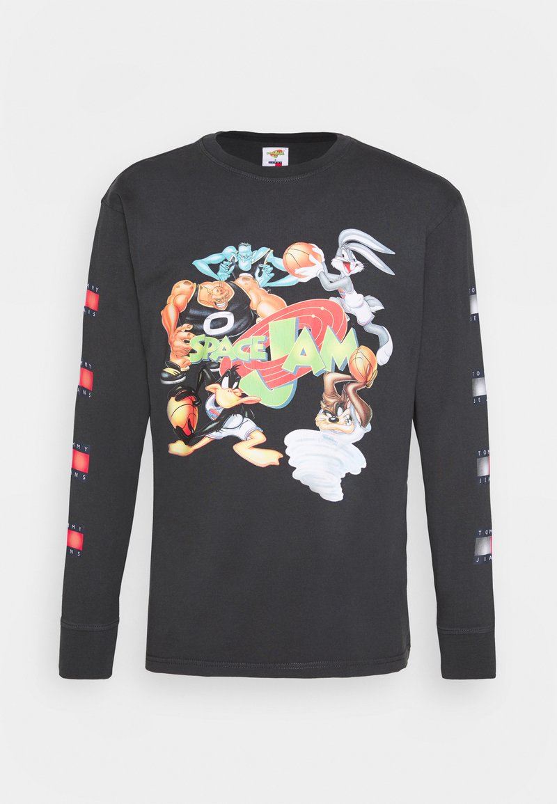 Tommy Jeans Abo Tju X Space Jam Tee Unisex Long Sleeved Top Blackout Black Zalando De