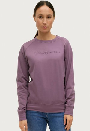 Áhkká FUNKTION LOGO CREWNECK TECH - Sweatshirt - violett