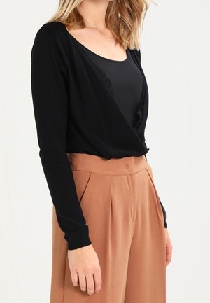 Strickpullover - black