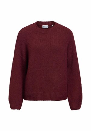 Object, OBJSAGGIA LS LO PULLOVER NOOS - Svetrík - windsor wine