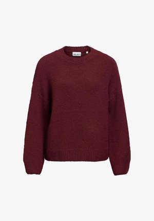 Object, OBJSAGGIA LS LO PULLOVER NOOS - Svetrík - windsor wine