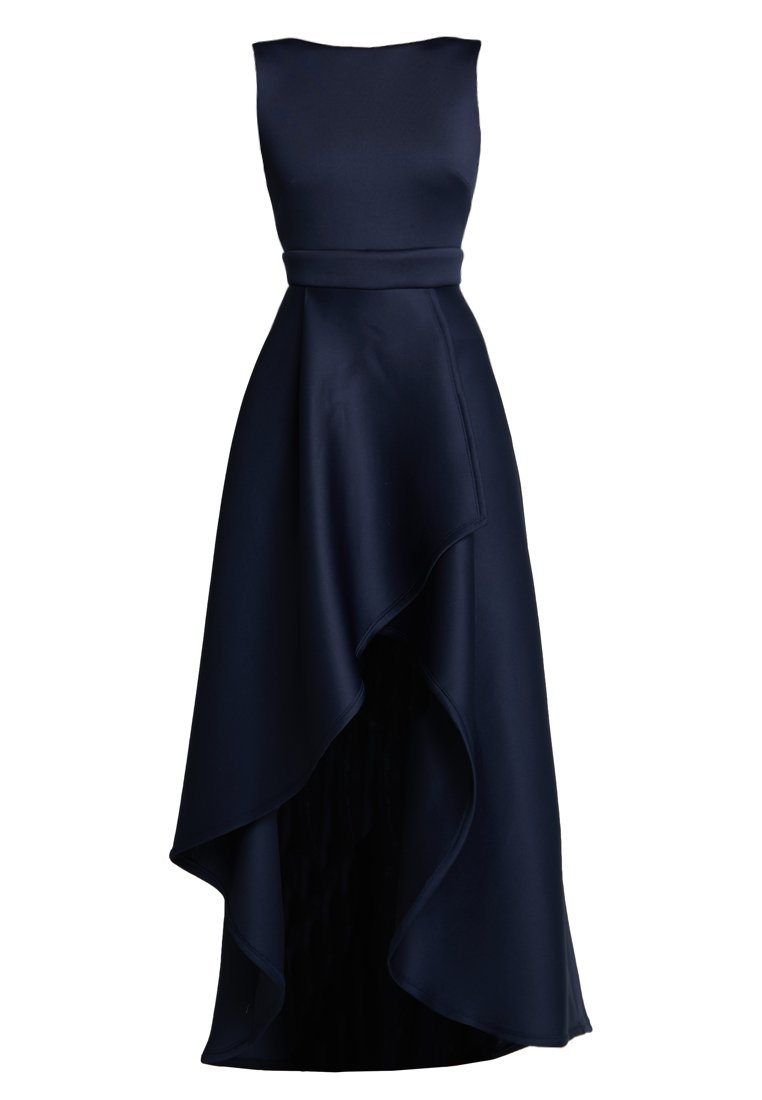 true violet high low maxi dress