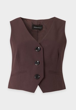 Anna Field by Zalando, Γιλέκο - chocolate plum