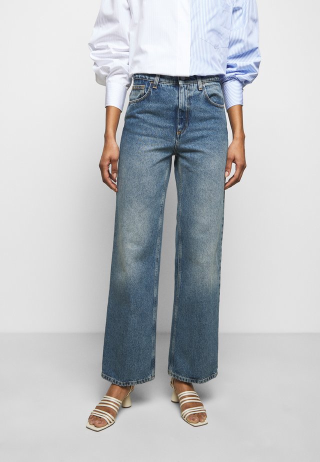 ALBA - Flared jeans - medium blue