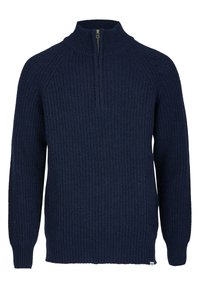 Cleptomanicx TRAINER TROYER - Strickpullover - dark navy