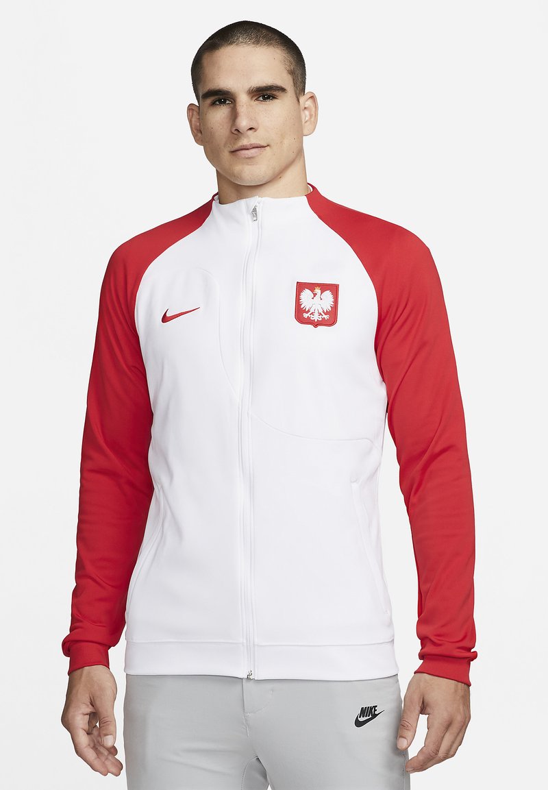 Nike Performance POL M NK ACDPR ANTHM JKT K Article de supporter white/sport red/blanc