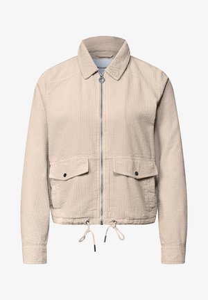 Street One, CORDJACKE MIT HEMDKRAGEN UND ZIPPER - Chaqueta fina - clay sand