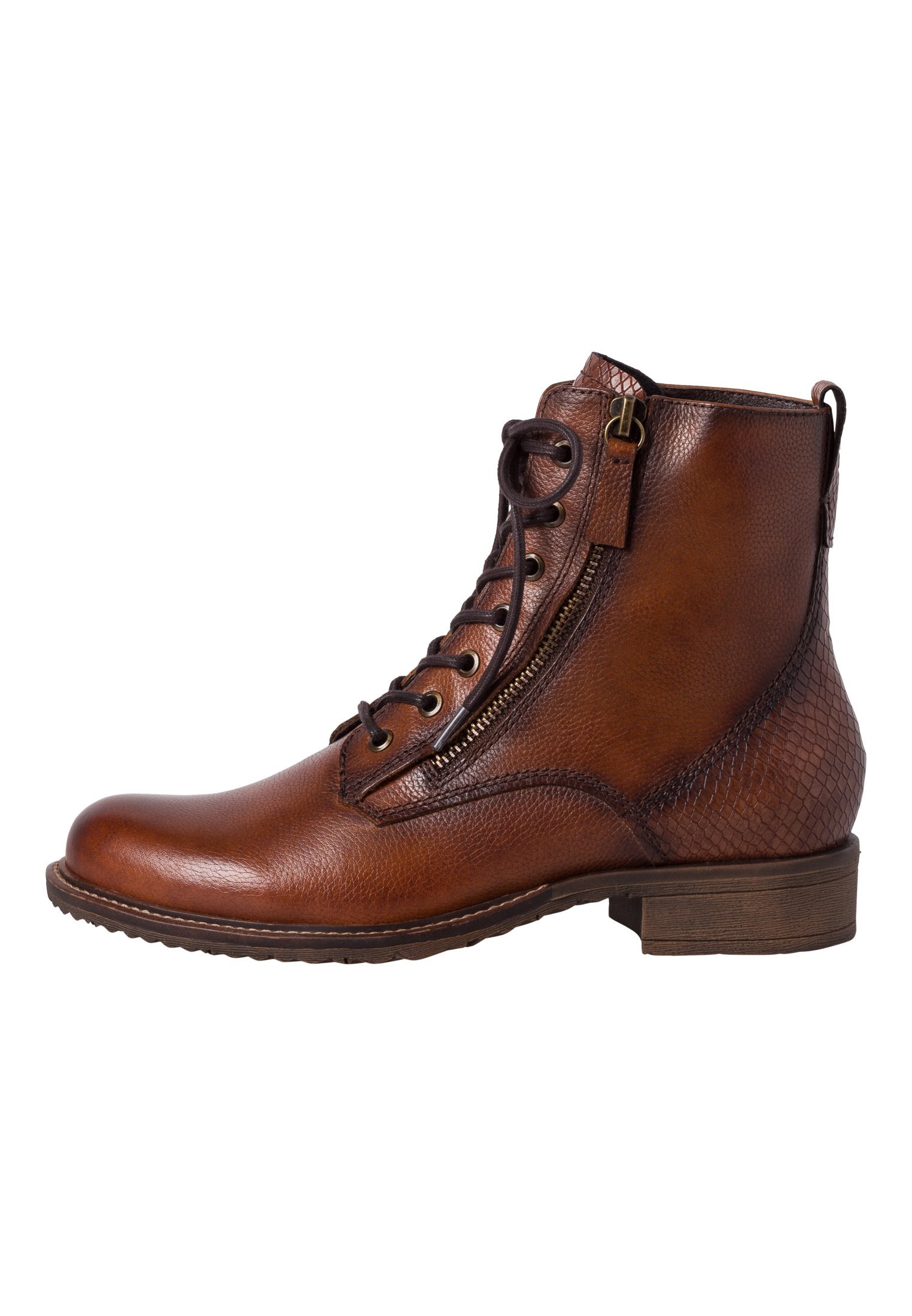 Tamaris Veterboots - cognac/snake/Donkerbruin - Zalando.nl