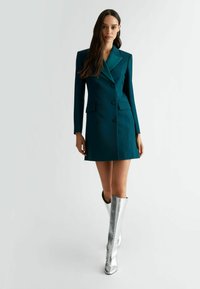 LIU JO STRETCH DOUBLE-BREASTED - Kreklkleita - teal