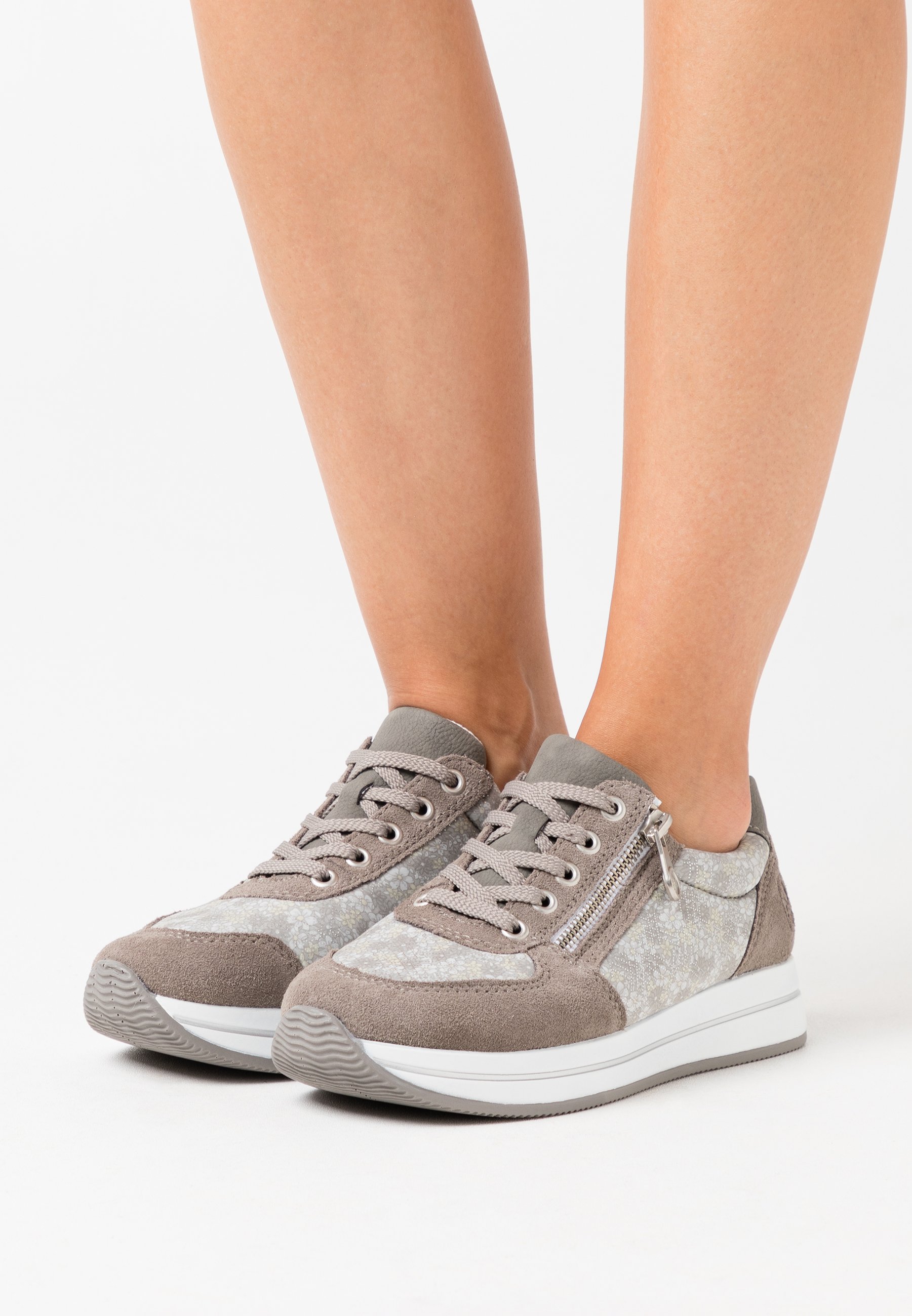Rieker Joggesko dust silvercement Zalando.no Rieker Joggesko clearschwarz Zalando.no