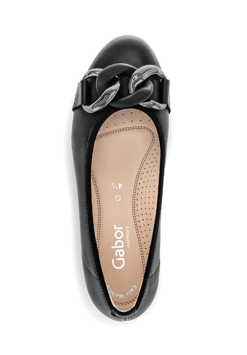 Ballet Zalando Schoenen Gabor Gabor Ballerina's Schwarz/zwart