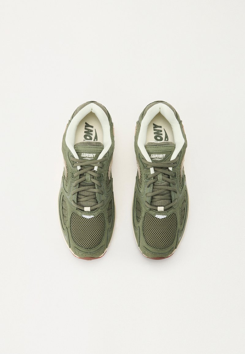 Saucony GRID JAZZ 9 UNISEX - Trainers - olive/off white/dark  display picture 3