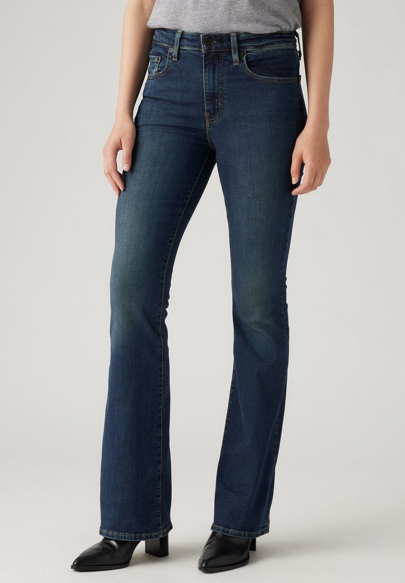 Levi's® - 726™ HIGH RISE FLARE JEANS - Flared Jeans - dark indigo worn in blue, Enlarge