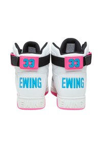 Patrick Ewing REBOUND BY EWING 33 HI - Vysoké tenisky - white black pink blue