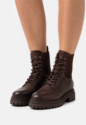 Apple of Eden, Bottines à plateau - dark brown