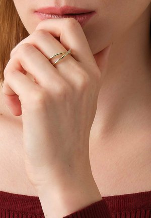 CHRIST Bague - gulguld färgad