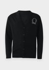LAUREL CROWN LOGO - Strickjacke - black