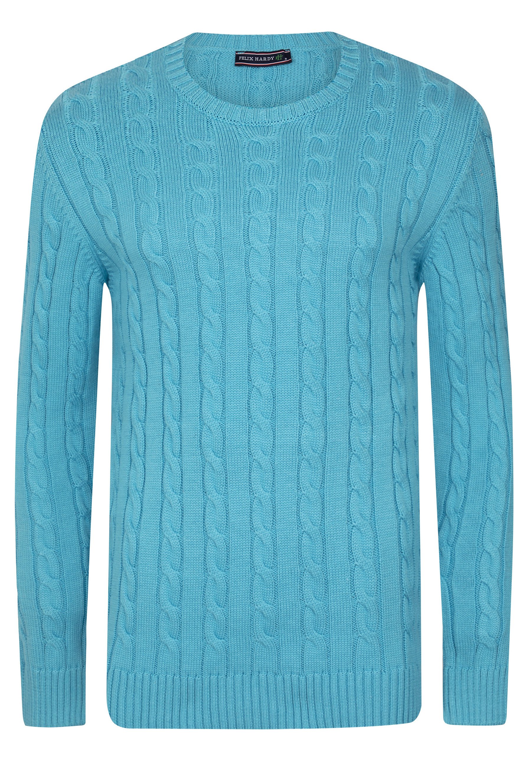 Felix Hardy CABLE Jumper turquoise Zalando