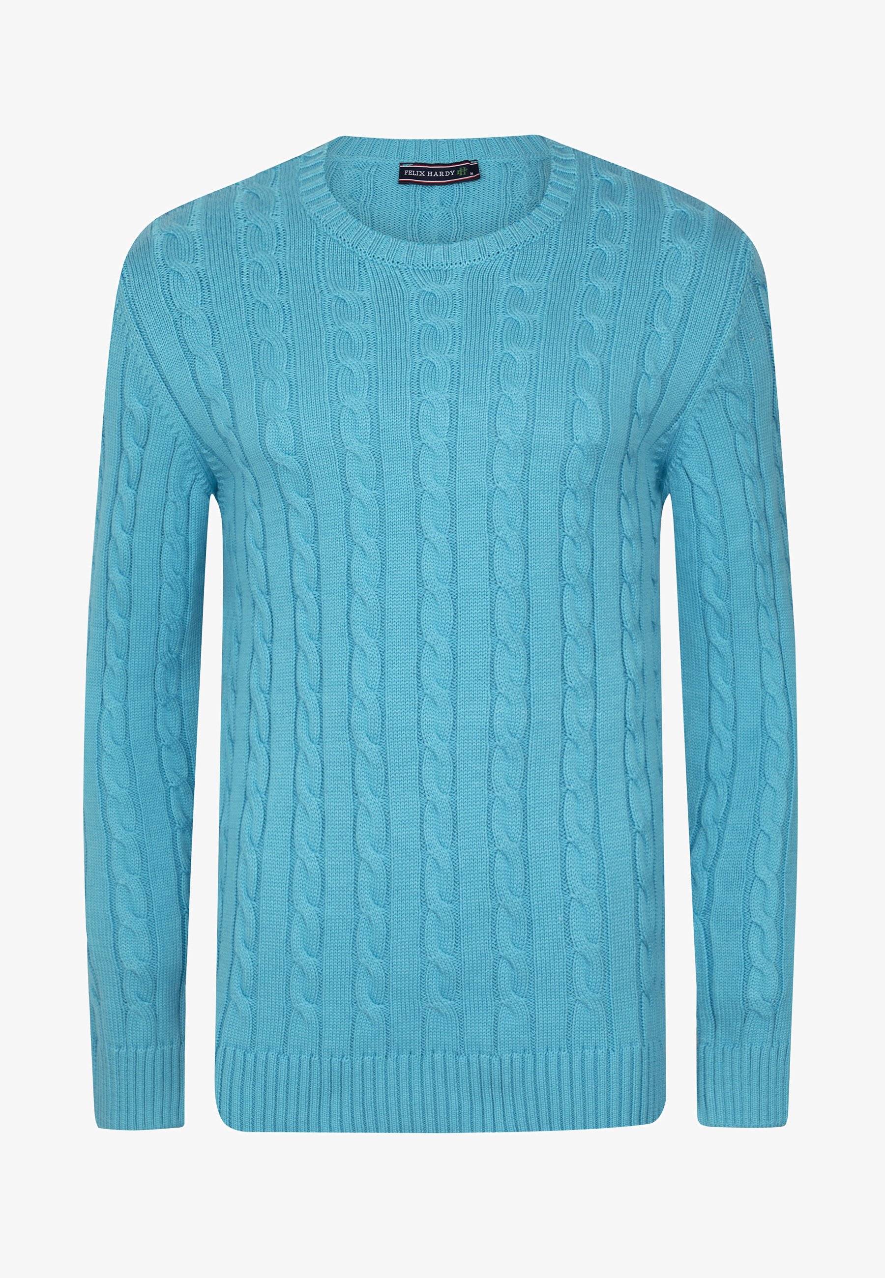 Felix Hardy CABLE Jumper turquoise Zalando - Main Image