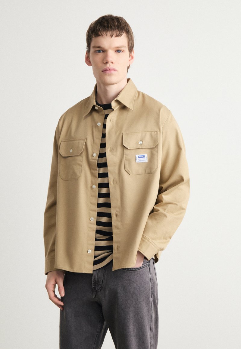 HUGO EKYNONE - Camisa - medium beige