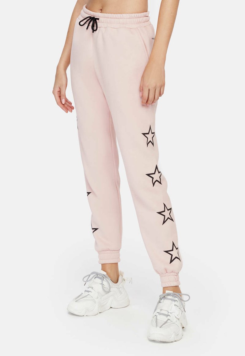 MINOTI ELASTICATED WAIST - Pantalon de survêtement - light pink/rose clair