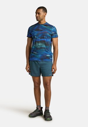 125 WEIGHT CL SPEED FUSION AOP - Print T-shirt - arctic aop