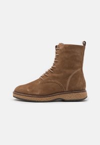 Tamaris BOOTS - Platform ankle boots - taupe
