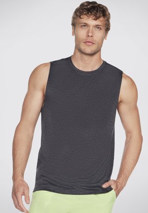 Skechers Sport MUSCLE - Top - dunkelgrau   schwarz