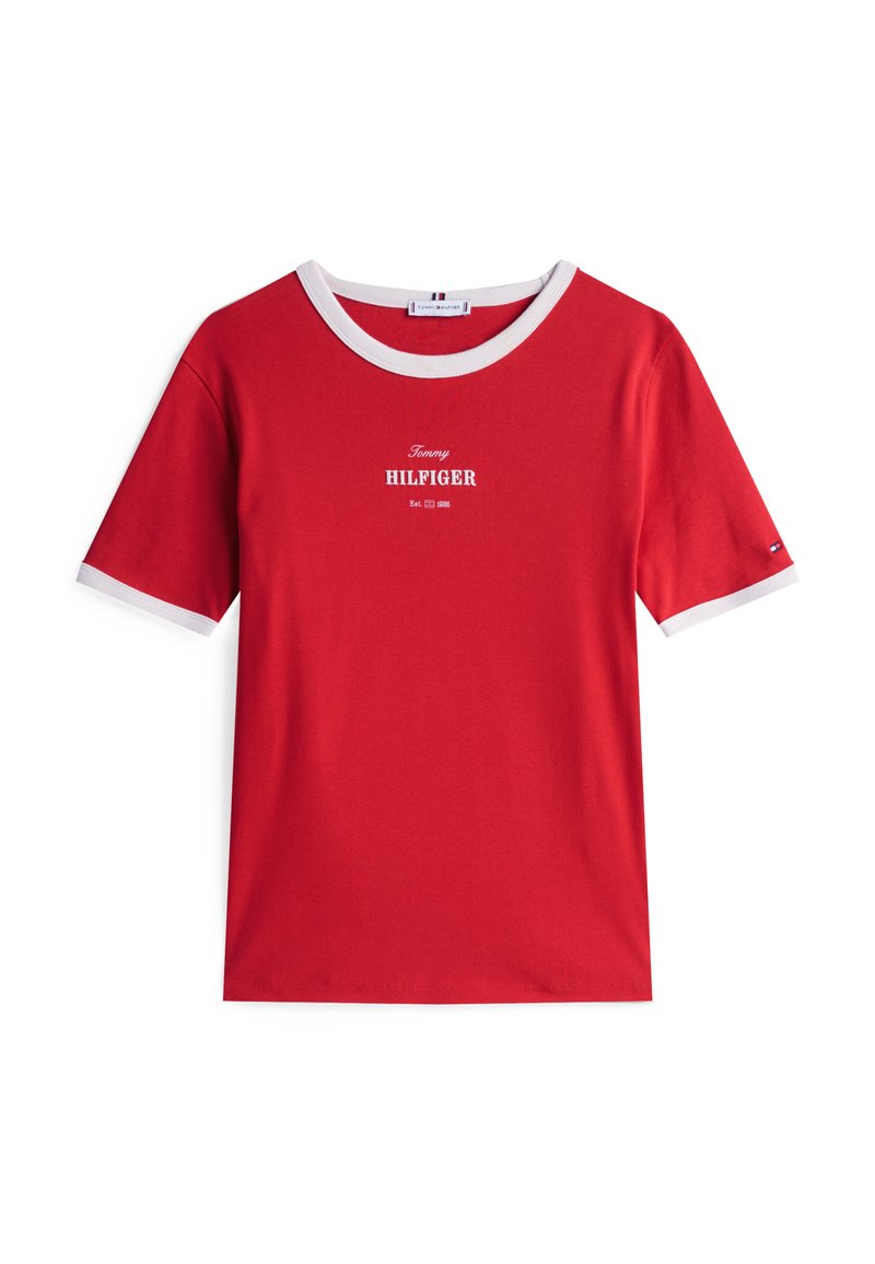 Tommy Hilfiger T-shirt print rood Tommy Hilfiger T-shirt print rood