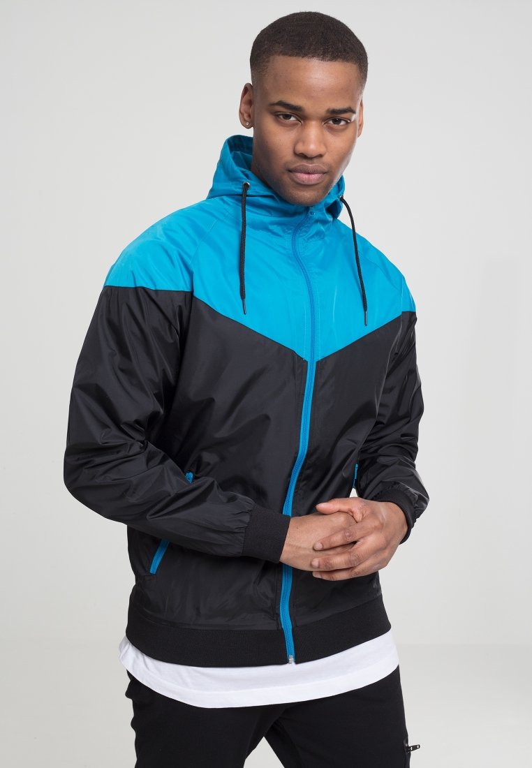 Urban Classics ARROW WINDRUNNER - Chaqueta fina - blk/tur