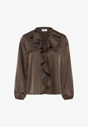 Saint Tropez, LODISASZ BLOUSE - Blúzka - chocolate brown