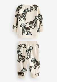 Next ALL OVER CHARACTER AND JOGGERS SET - Træningssæt - ecru zebra