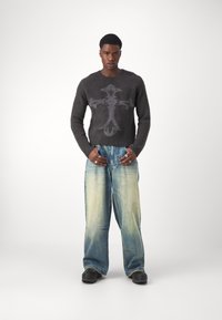 Jaded London UNION JACK COLOSSUS - Calças de ganga folgadas - light wash