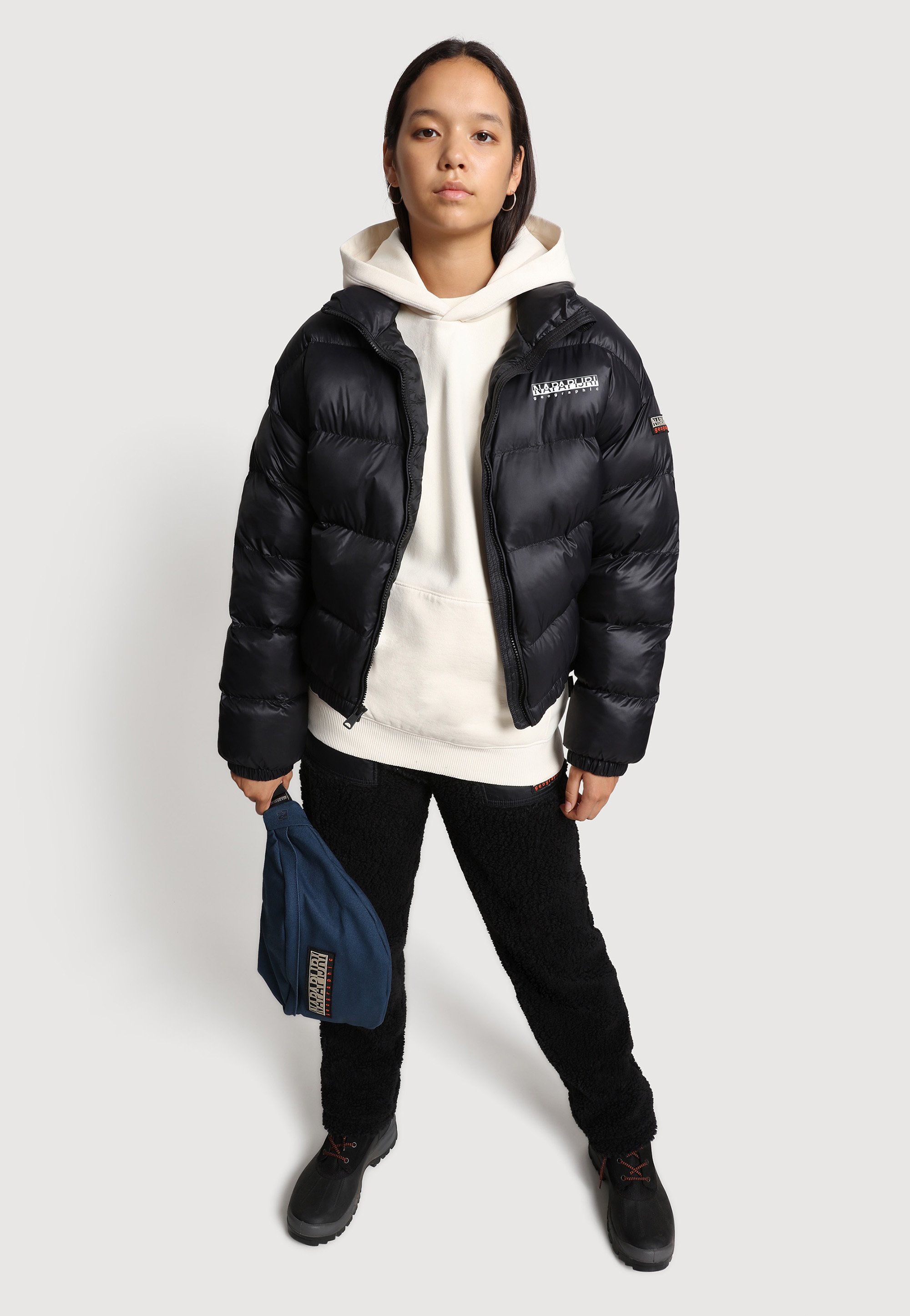 Napapijri A-BOX CROP - Giacca invernale - black/nero - Zalando.it