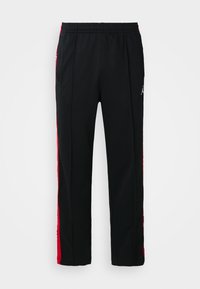 TRACK SUIT PANT - Trainingsbroek - black/gym red/white