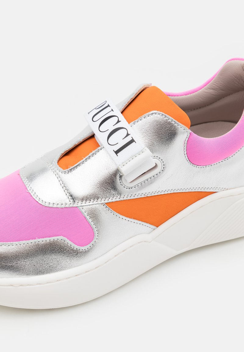 Kinder Sneaker | Emilio Pucci Sneaker low argento/pink - FW37172 Kinder Sneaker | Emilio Pucci Sneaker low argento/pink - FW37172