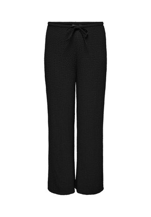 ONLY Carmakoma, CARERIKKA WIDE CRINKLE PANT - Stoffhose - black