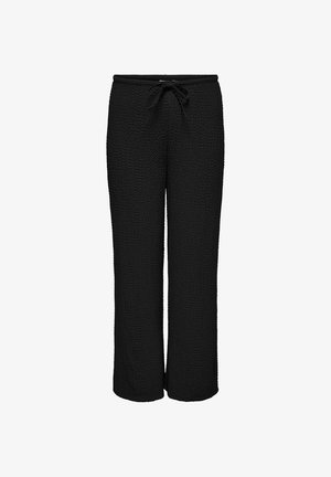ONLY Carmakoma, CARERIKKA WIDE CRINKLE PANT - Stoffhose - black