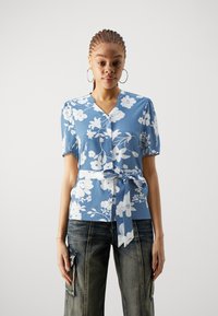 VILA - VIALA - Print T-shirt - coronet blue/white Thumbnail Image 1