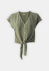 ONLSIESTA KNOT - Blouse - deep lichen green