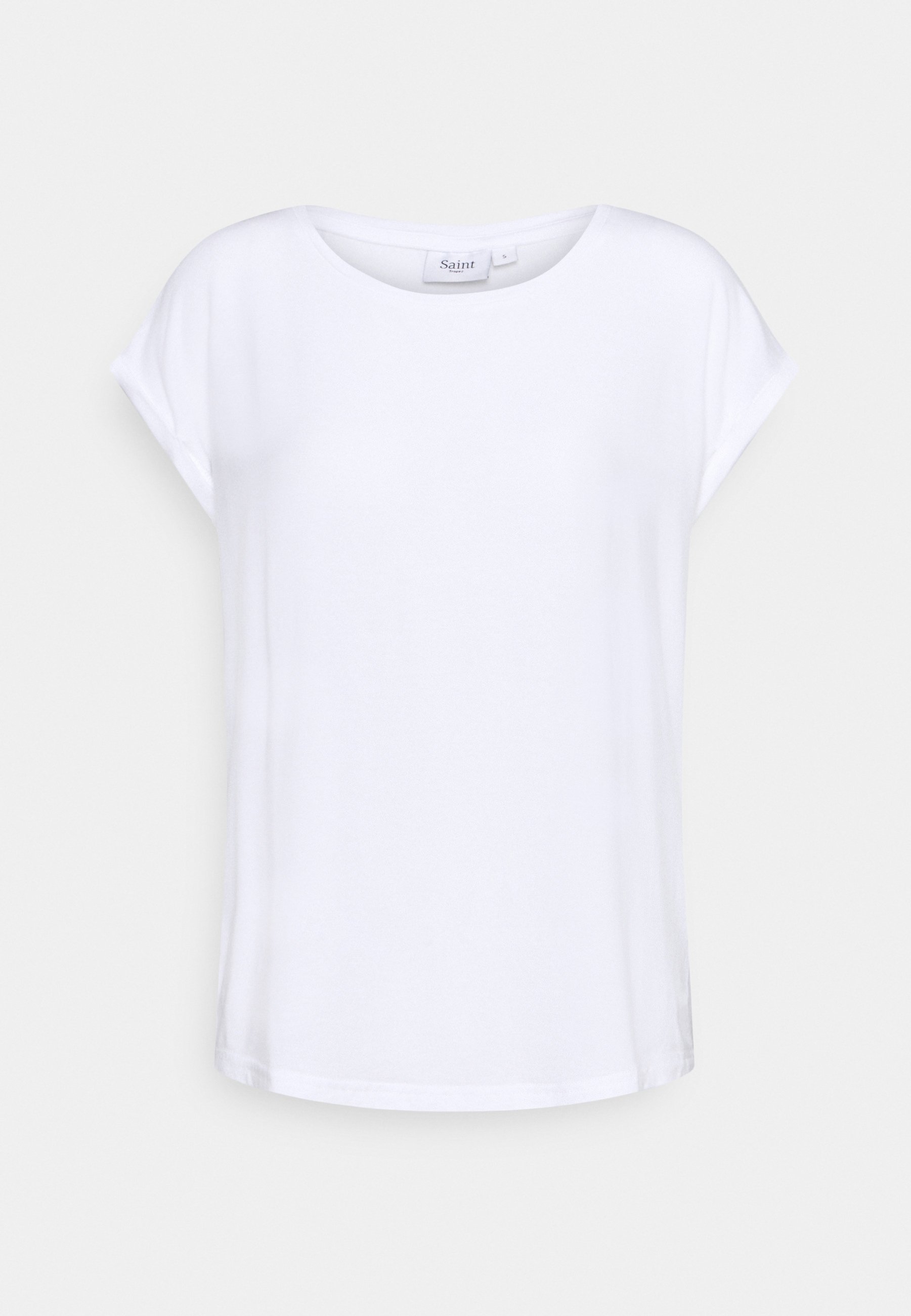 売れ筋商品|||サントロペ Tシャツ レディース トップス ADELIASZ - Basic T-shirt - bright white Saint Tropez ADELIASZ - T-Shirt basic - bright white/weiß