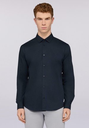 Businesshemd - blue genoa