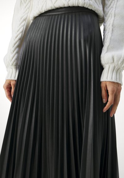 Proenza Schouler White Label PLEATED SKIRT - Skladaná sukňa - black