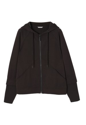 TATUUM WALKER - Zip-up sweatshirt - dark brown